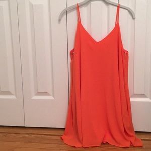 Orange dress